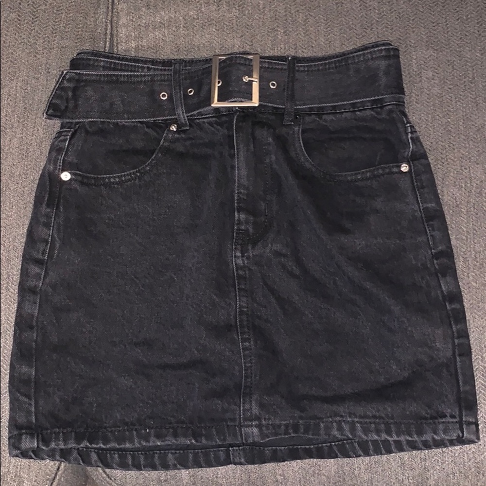 Jean skirt, no tags but i actually never wore